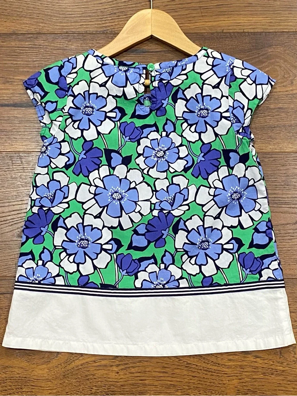 Gymboree Girls ‘Spring Prep’ Blue, Green and White Floral Pant Set Size 5/6